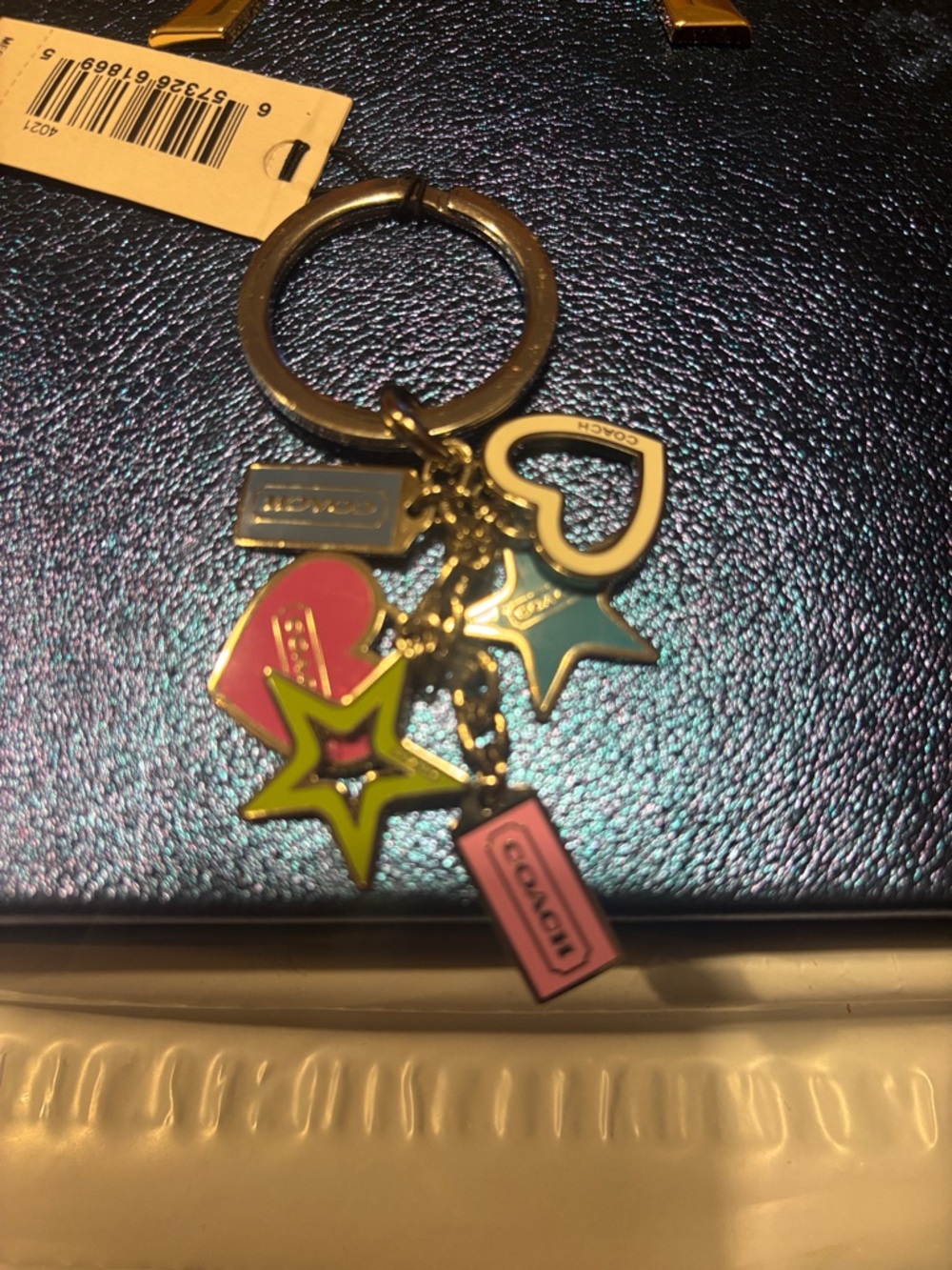 Vintage NWT Coach Keyring - Picture 2 of 2